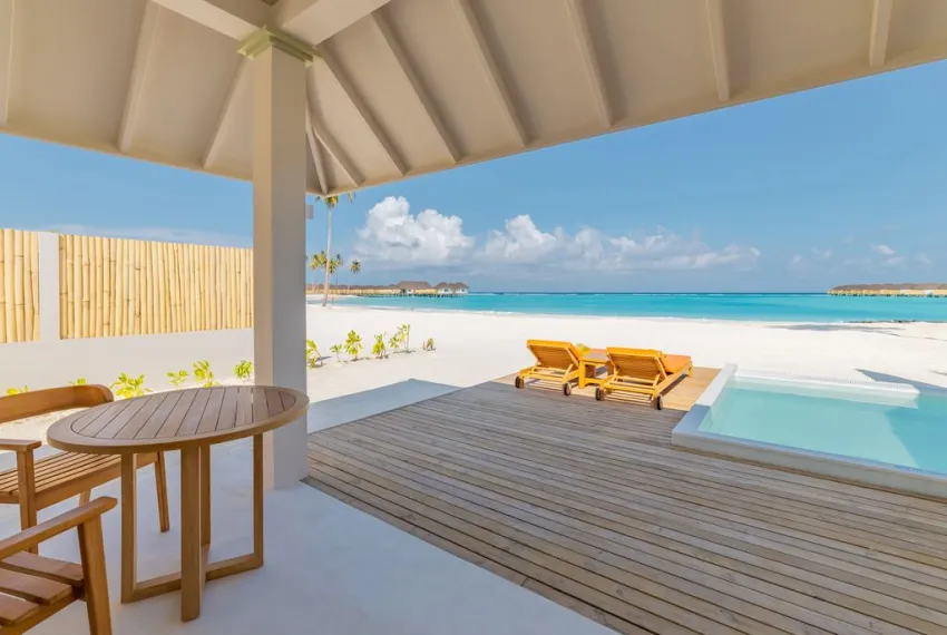 Grand Beach Villa With Pool фото 1. sun-siyam-olhuveli